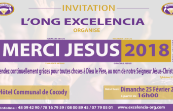 INVITATION A MERCI JESUS 2018